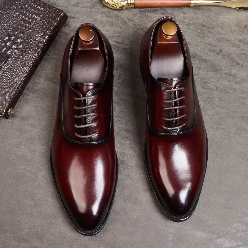 Heren Schoenen Met Klassieke Lijn En Duurzame Afwerking