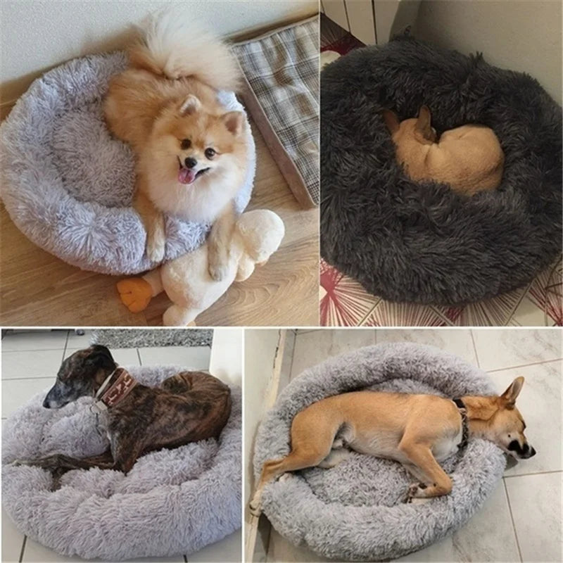 Donut Huisdierenbed Voor Katten En Honden Met Zachte Rand
