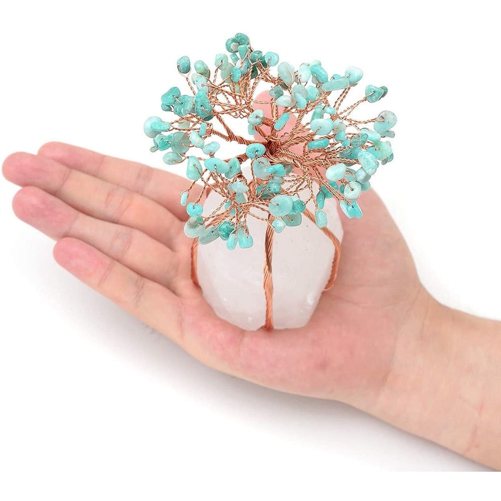 Kristal Ornament Met Symbolische Levensboom En Dagelijkse Spirituele Sfeerdecoratie