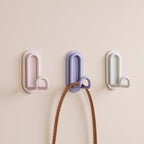 Wandhaak Van Wrought Iron Met Zelfklevende Montage En Elegant Ontwerp