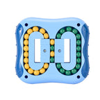 Compacte Draai‑ en Schuifpuzzel met Kralenmechanisme