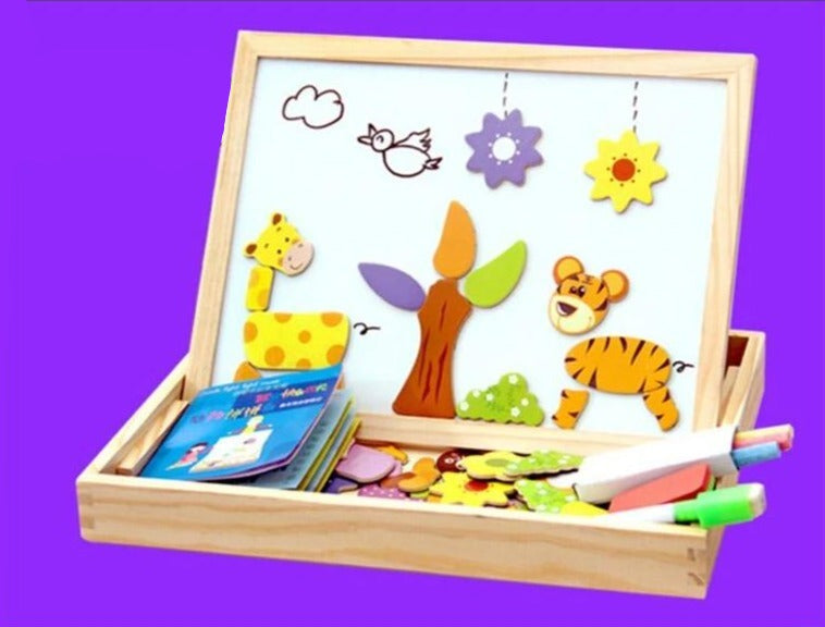 Magnetisch Teken- En Puzzelbord Voor Kinderen
