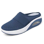 Dames schoenen met luchtkussen zool en ronde teen