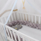 Gevlochten Babykussen met Comfortabele Bescherming en Elegante Uitstraling