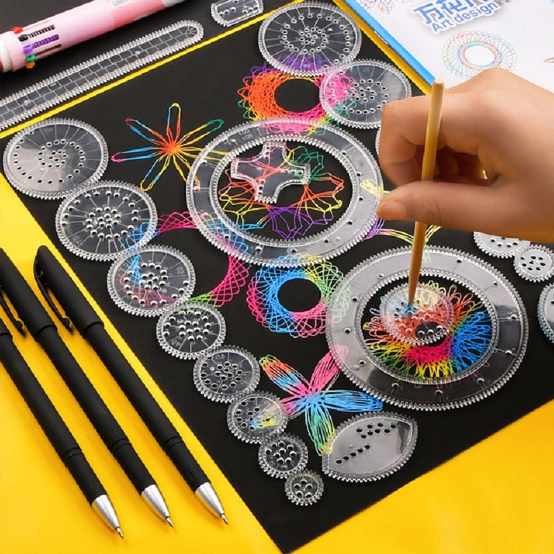 Creatieve Tekenset Met Veranderende Patronen En Dagelijkse Speelse Inspiratie