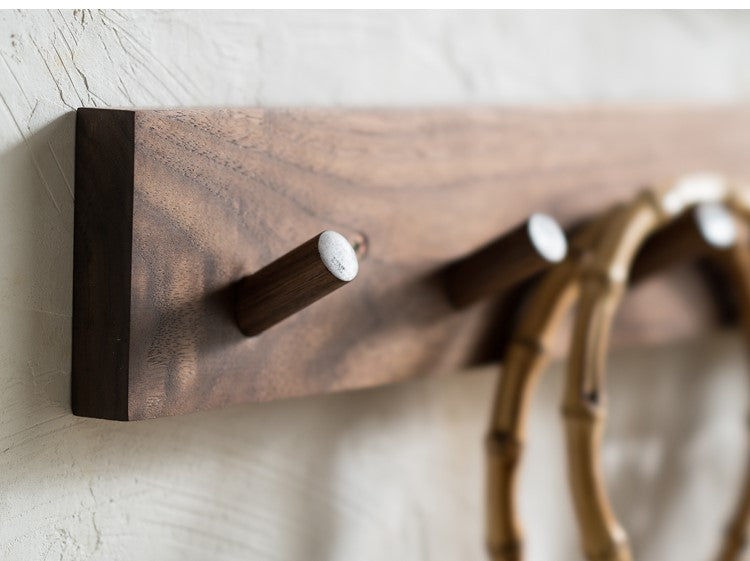Houten Wandkapstok met Minimalistisch Ontwerp