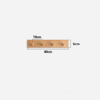 Houten Wandkapstok met Minimalistisch Ontwerp