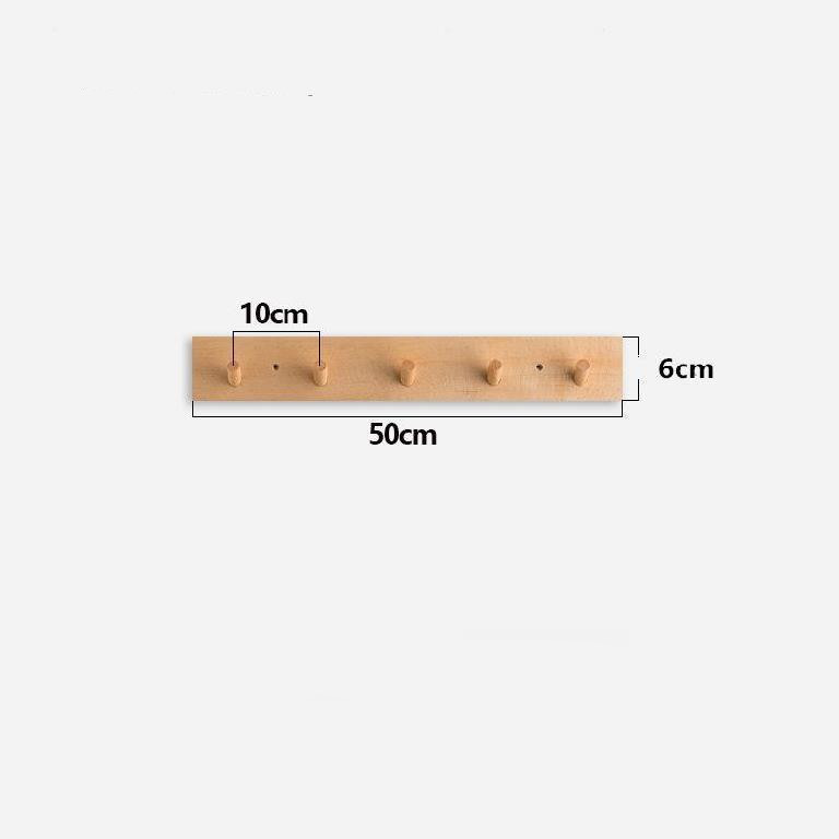 Houten Wandkapstok met Minimalistisch Ontwerp