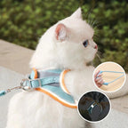 Suède Kattenharnas met Reflecterende Veiligheidsstrepen