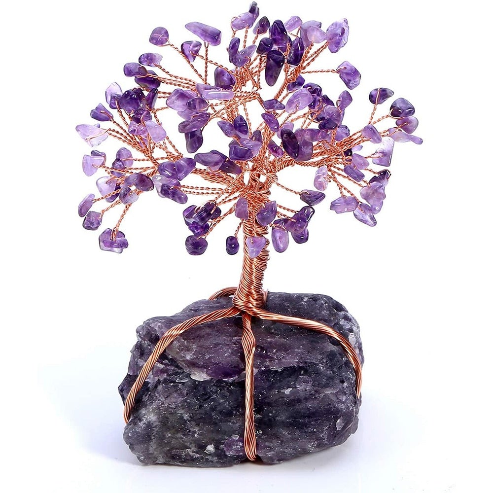 Kristal Ornament Met Symbolische Levensboom En Dagelijkse Spirituele Sfeerdecoratie