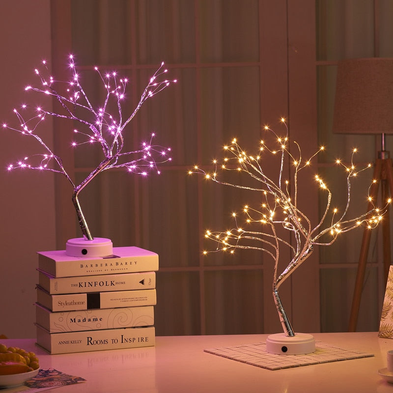 Sfeervolle Lichtboom Met Flexibele Takken En Dagelijkse Magische Ruimteverlichting