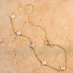 Kristallen armband voor dames van sterlingzilver