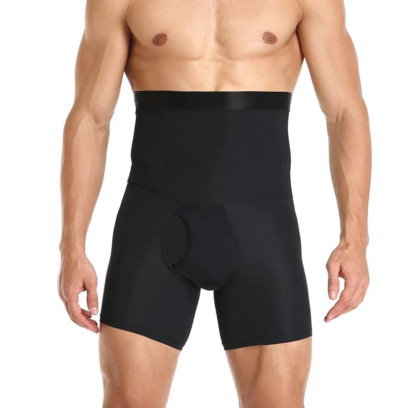 Mannen Buik Controle Shorts Met Hoge Taille Ontwerp