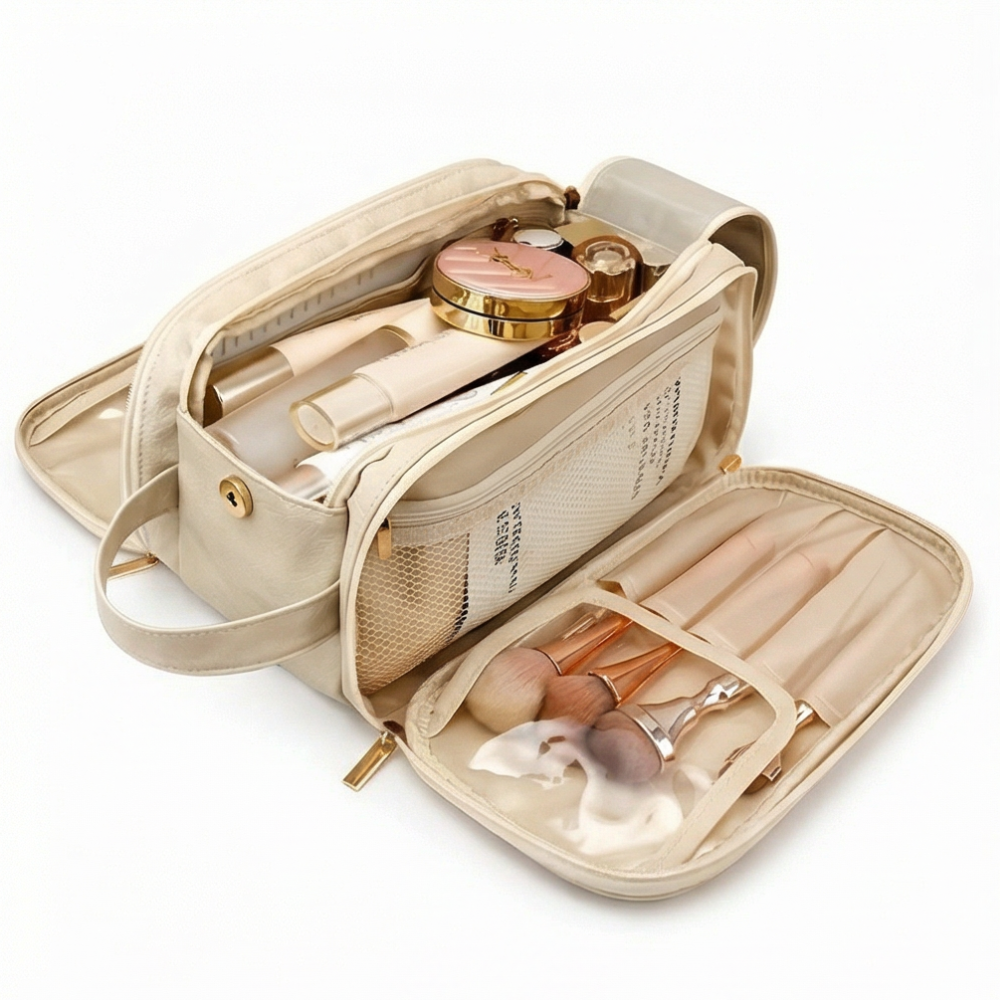 Grote Make-up Organizer Met Volledig Openklapbaar Ontwerp