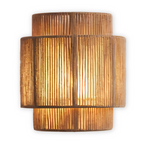 Bohemian Wandlamp Van Rotan En Touw Voor Warme Sfeerverlichting