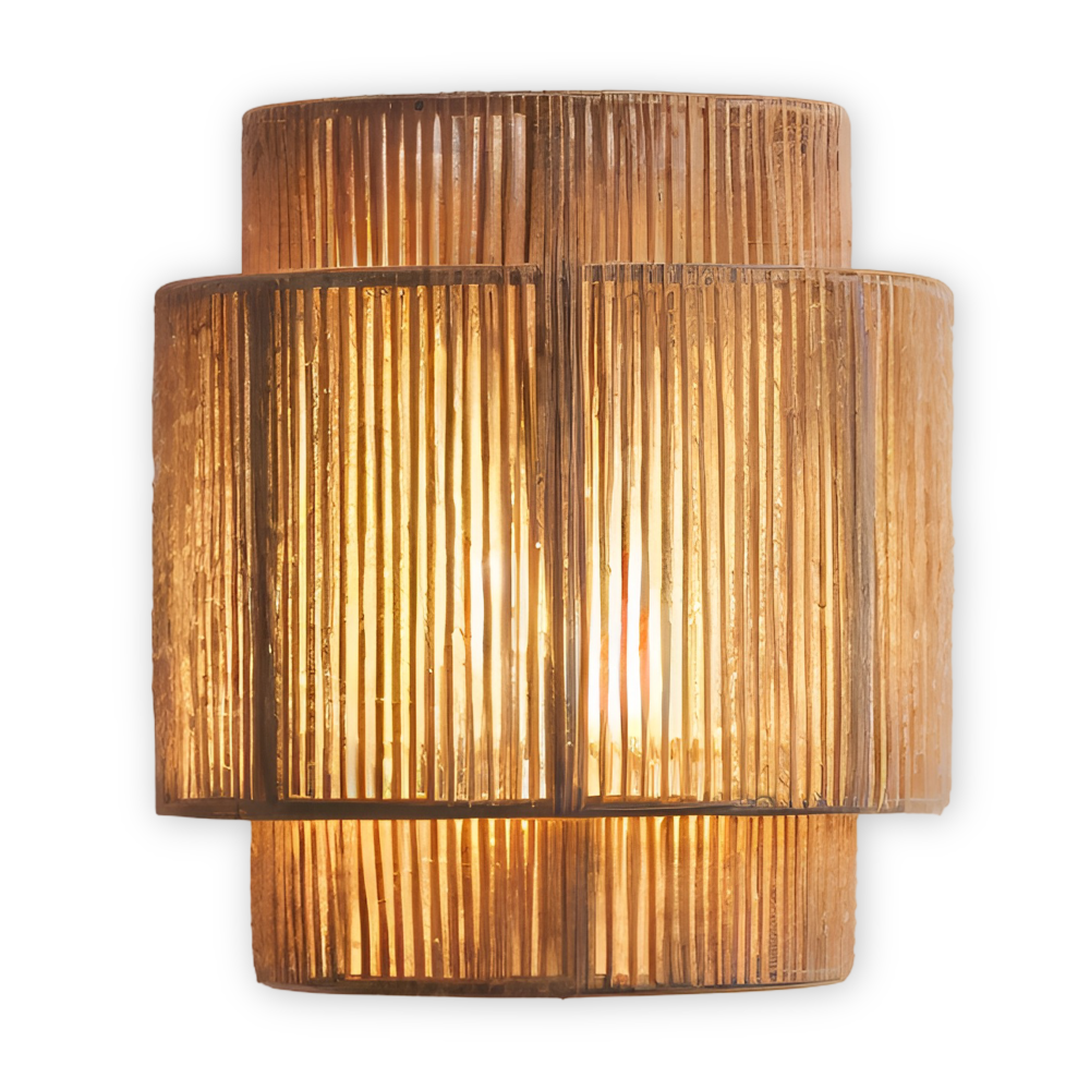 Bohemian Wandlamp Van Rotan En Touw Voor Warme Sfeerverlichting
