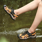Heren Bergsandalen met Gesloten Teen en Stevige Zool
