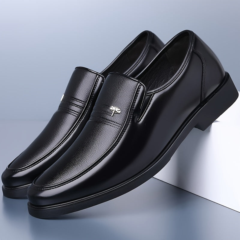 Heren Loafers met Slip‑On en Rond Neusontwerp
