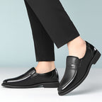 Heren Loafers met Slip‑On en Rond Neusontwerp