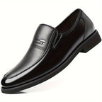Heren Loafers met Slip‑On en Rond Neusontwerp