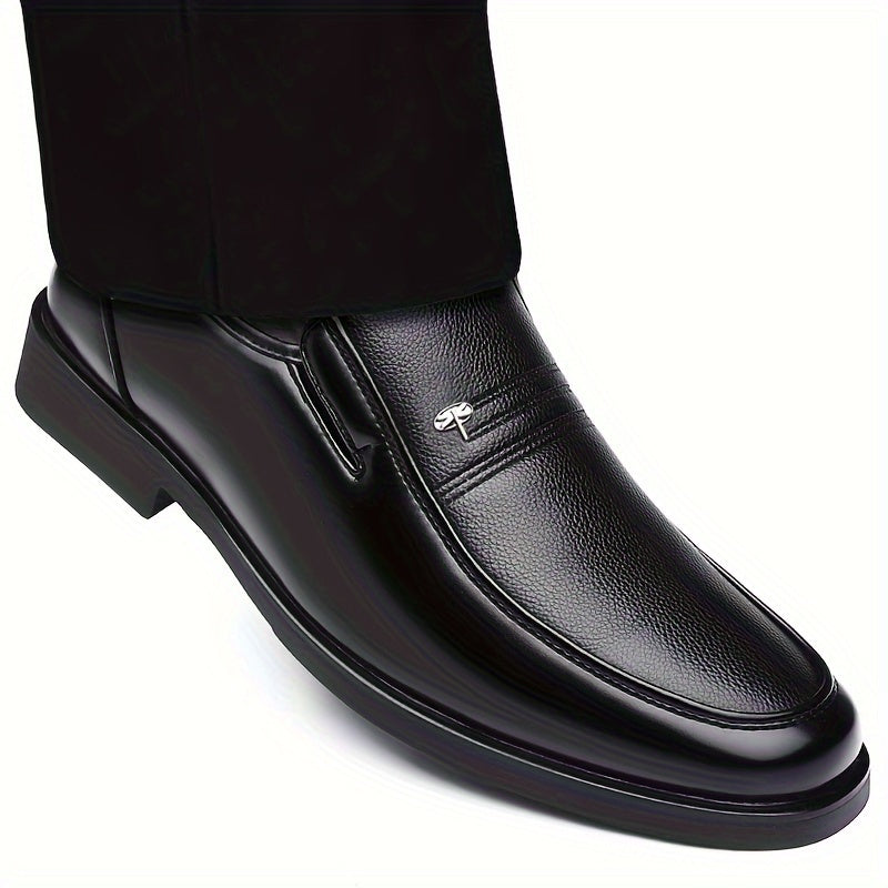 Heren Loafers met Slip‑On en Rond Neusontwerp