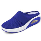Dames schoenen met luchtkussen zool en ronde teen