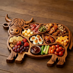 Houten Serveerschaal met Decoratieve Vorm
