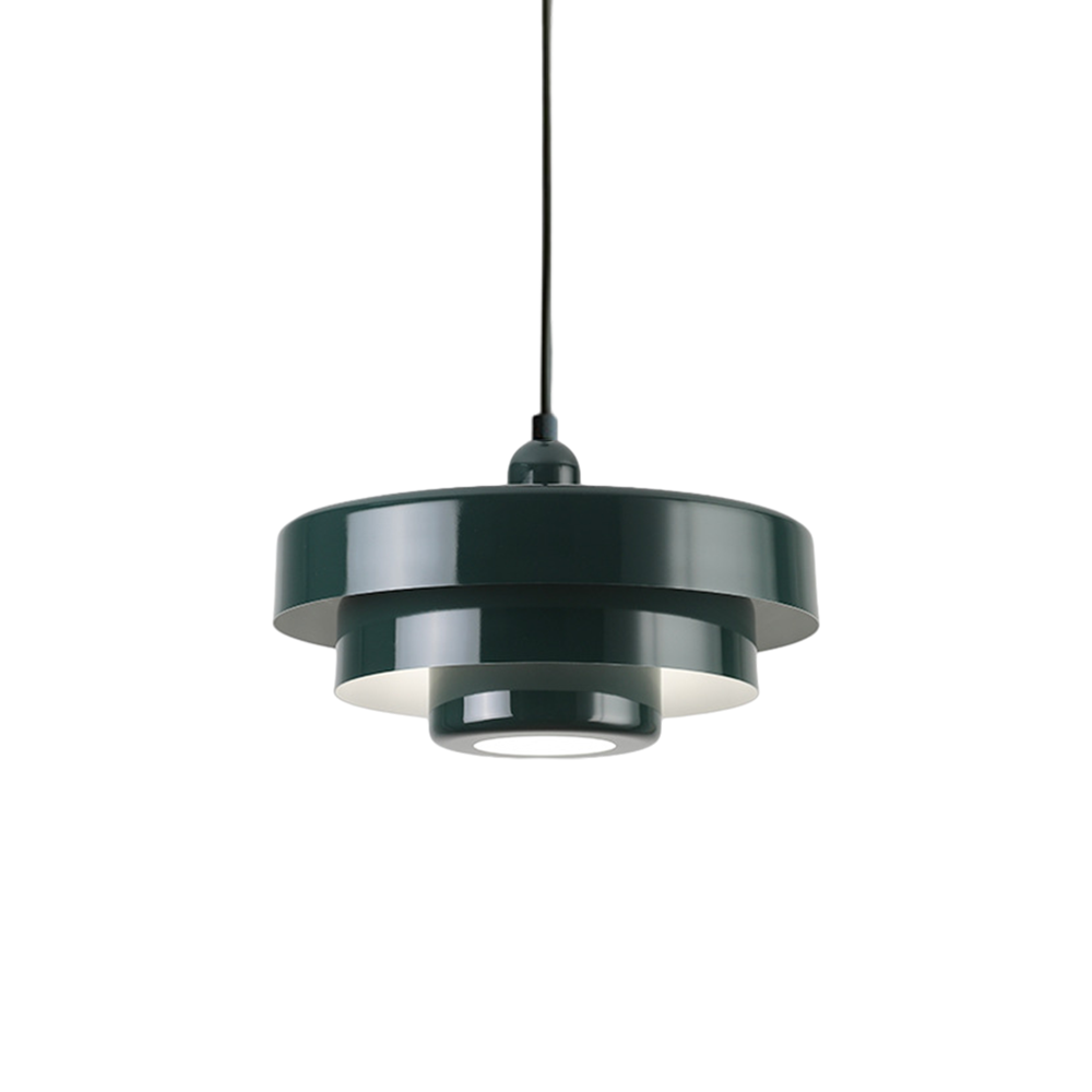 Drielaagse Design Hanglamp Met Schijfvorm Voor Moderne Interieurs