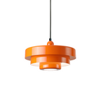Drielaagse Design Hanglamp Met Schijfvorm Voor Moderne Interieurs