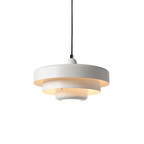 Drielaagse Design Hanglamp Met Schijfvorm Voor Moderne Interieurs