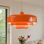 Drielaagse Design Hanglamp Met Schijfvorm Voor Moderne Interieurs