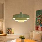 Drielaagse Design Hanglamp Met Schijfvorm Voor Moderne Interieurs