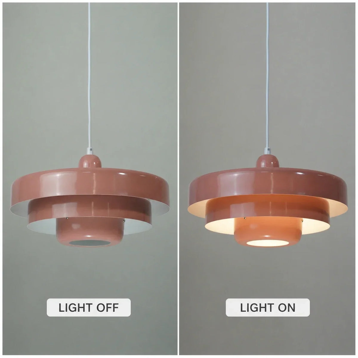 Drielaagse Design Hanglamp Met Schijfvorm Voor Moderne Interieurs
