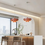 Drielaagse Design Hanglamp Met Schijfvorm Voor Moderne Interieurs