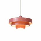 Drielaagse Design Hanglamp Met Schijfvorm Voor Moderne Interieurs