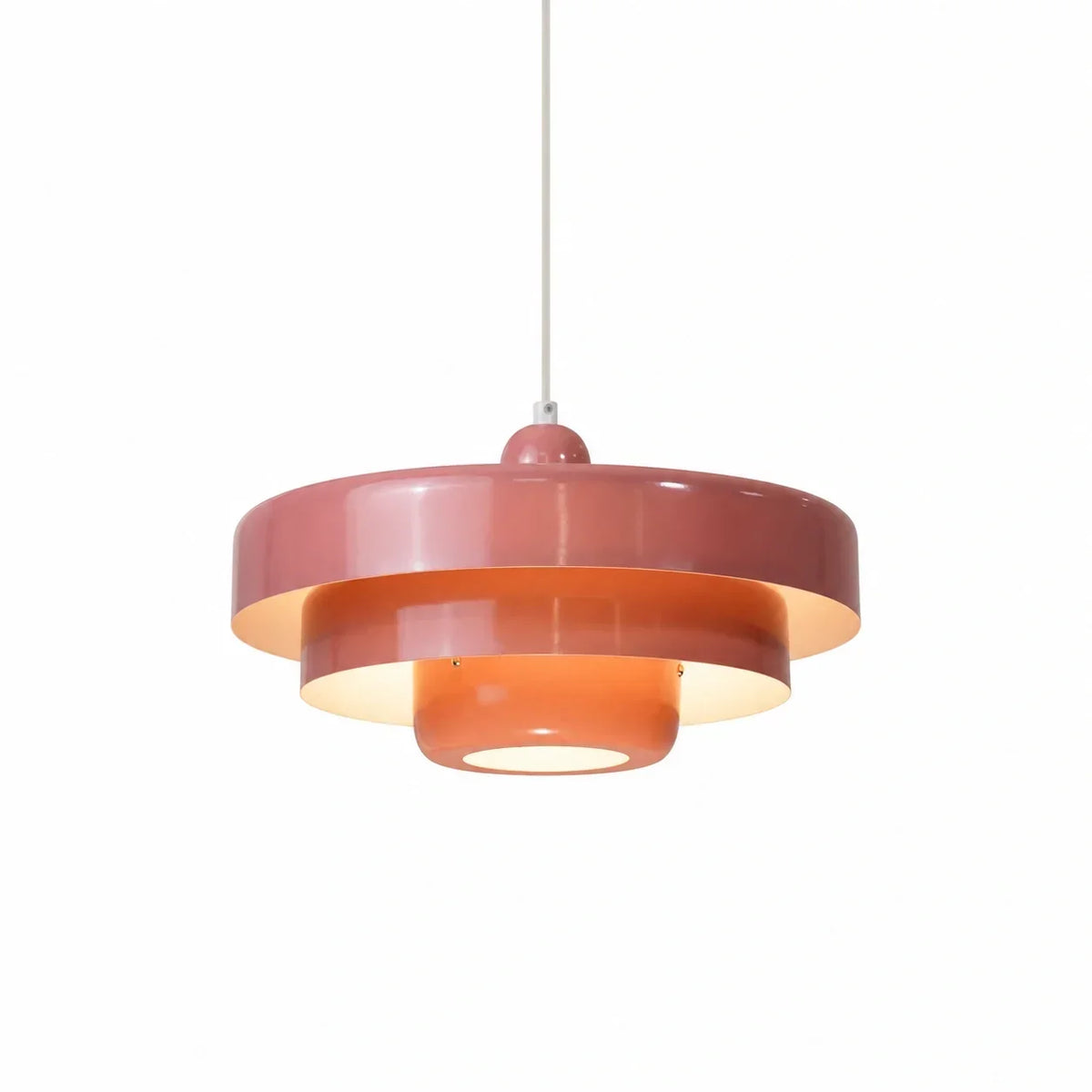 Drielaagse Design Hanglamp Met Schijfvorm Voor Moderne Interieurs