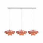 Drielaagse Design Hanglamp Met Schijfvorm Voor Moderne Interieurs