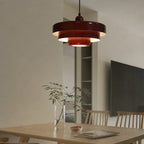 Drielaagse Design Hanglamp Met Schijfvorm Voor Moderne Interieurs