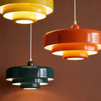 Drielaagse Design Hanglamp Met Schijfvorm Voor Moderne Interieurs