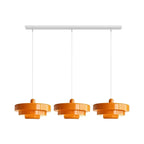 Drielaagse Design Hanglamp Met Schijfvorm Voor Moderne Interieurs