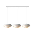 Drielaagse Design Hanglamp Met Schijfvorm Voor Moderne Interieurs