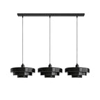 Drielaagse Design Hanglamp Met Schijfvorm Voor Moderne Interieurs