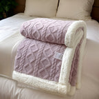 Winter Fleece Deken Met Tweezijdige Zachte Structuur
