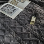 Winter Fleece Deken Met Tweezijdige Zachte Structuur