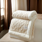 Winter Fleece Deken Met Tweezijdige Zachte Structuur