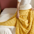 Winter Fleece Deken Met Tweezijdige Zachte Structuur