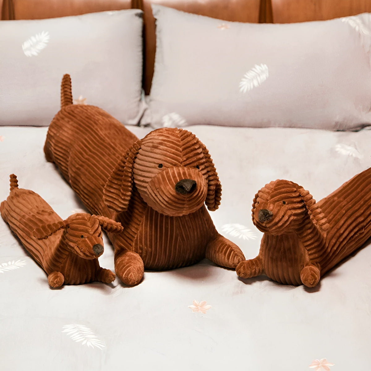 Pluchen Teckel Knuffelkussen Voor Comfort En Gezellige Ontspanning