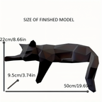 3D origami kat DIY dekoration til moderne indretning