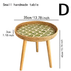 Scandinavische Bijzettafel Met Driepoot Ontwerp Voor Compacte Woonruimtes