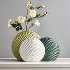 Keramische Vaas met Matte Afwerking en Scandinavische Eenvoud
